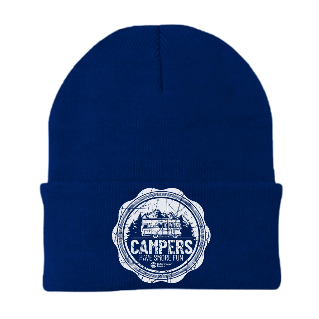 Camping Seal Embroidered Beanie